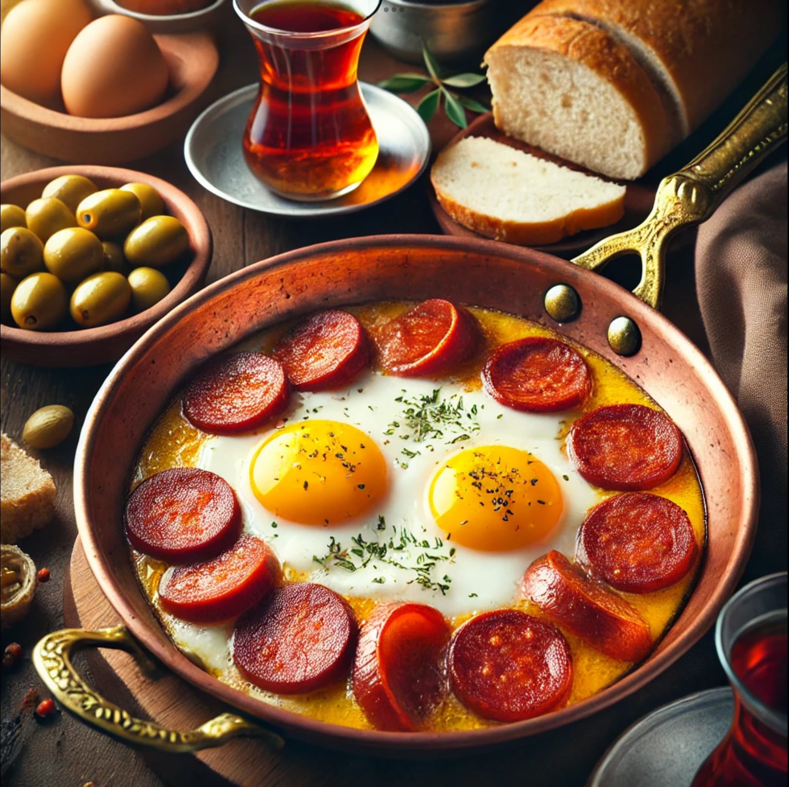 Sucuklu yumurta